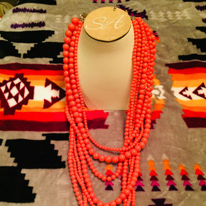 COSTUME JEWELRY BEADED NECKLACE